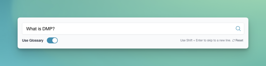 Search tool screenshot